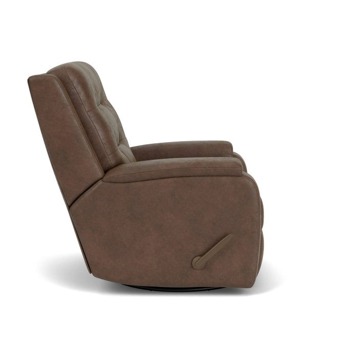 Arlo Fabric Swivel Gliding Recliner