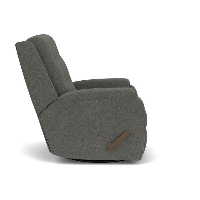 Arlo Fabric Swivel Gliding Recliner