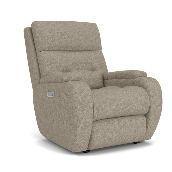 Strait Fabric Power Recliner with Power Headrest