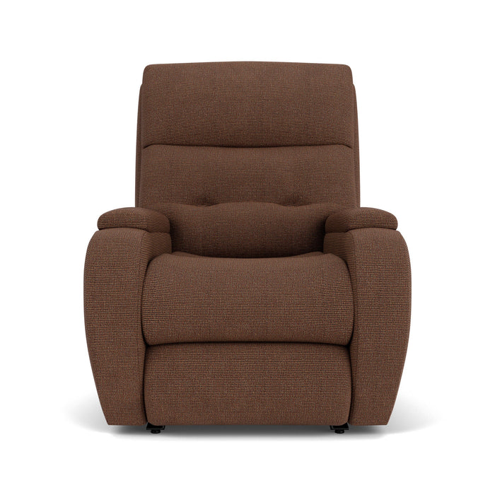 Strait Fabric Power Recliner with Power Headrest