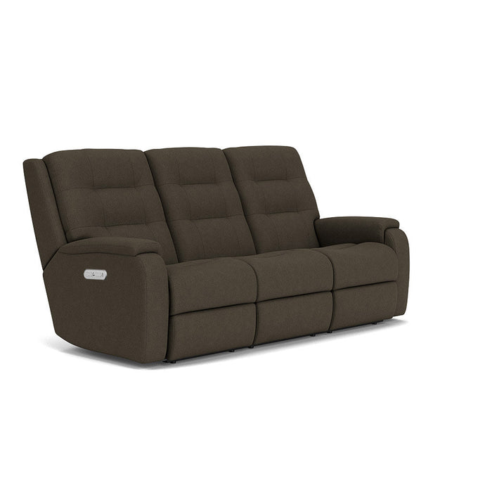 Arlo Fabric Power Reclining Sofa with Power Headrests