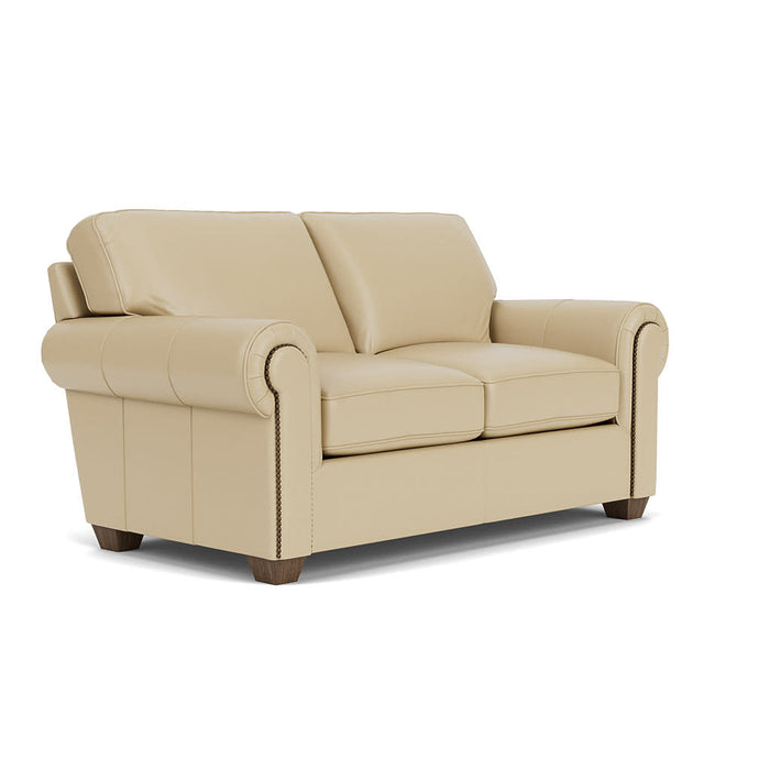 Carson Leather Loveseat