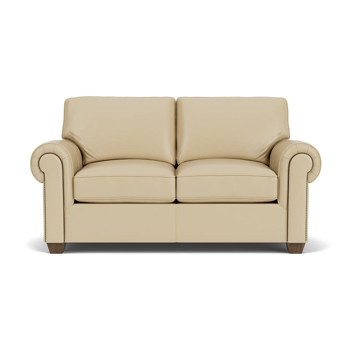 Carson Leather Loveseat