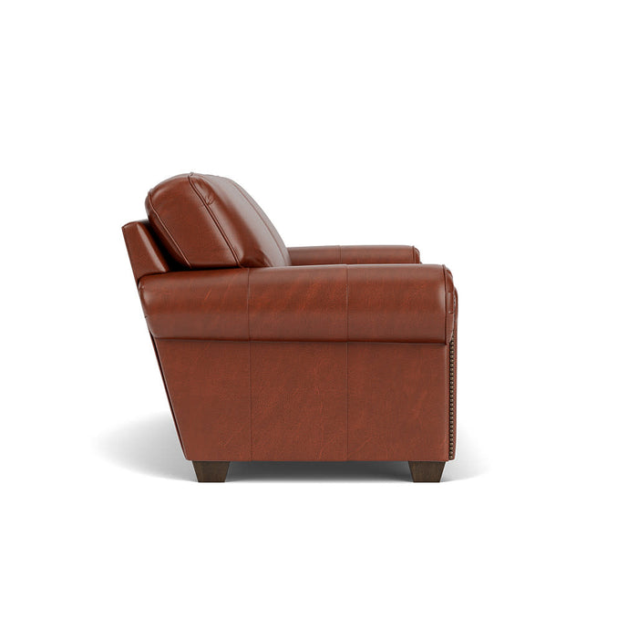 Carson Leather Loveseat