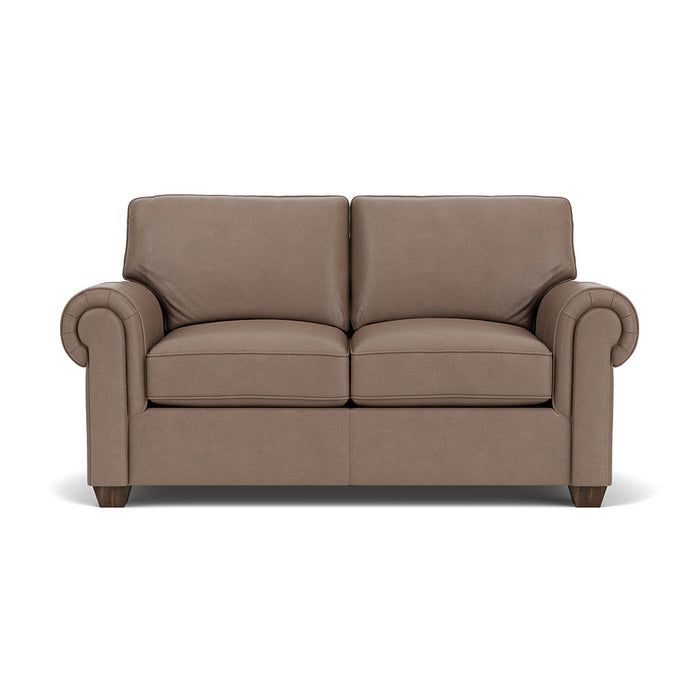 Carson Leather Loveseat