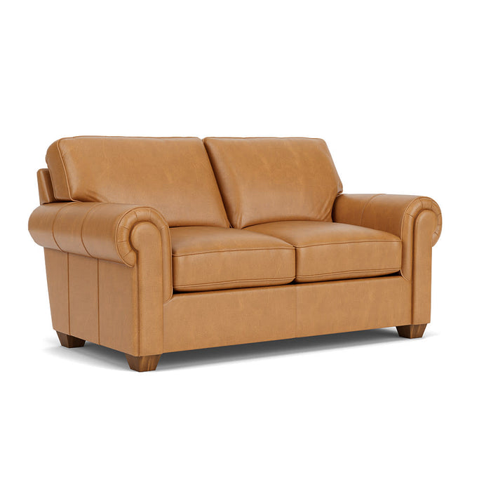 Carson Leather Loveseat