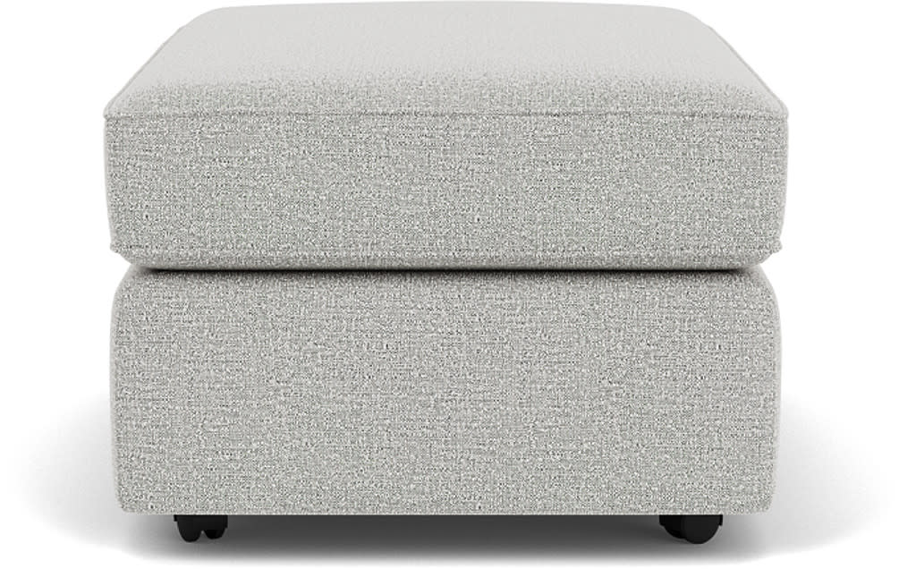 Vail Fabric Cocktail Ottoman with Casters