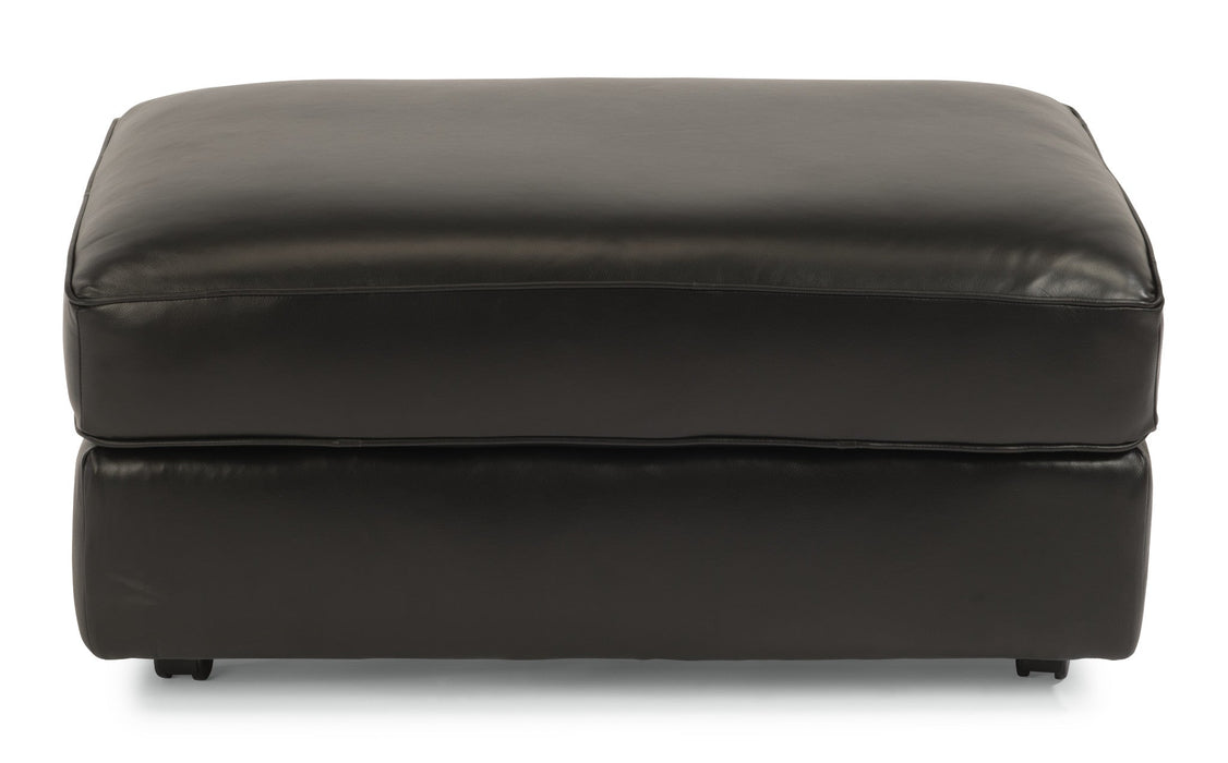 Vail Leather Cocktail Ottoman