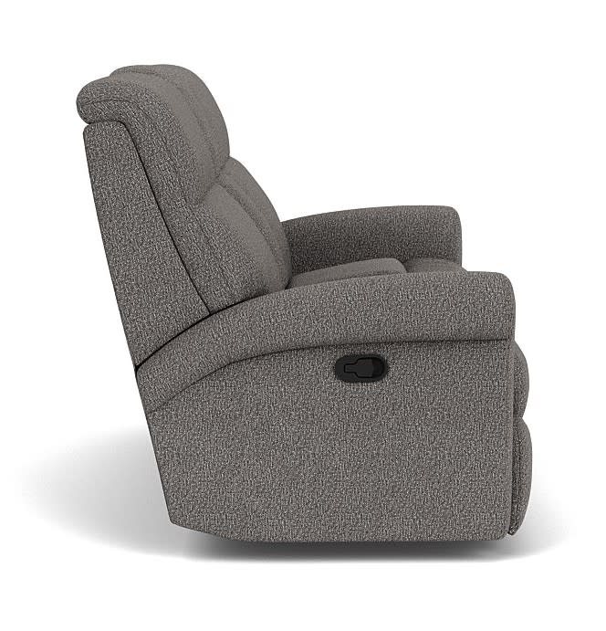 Davis Fabric Reclining Loveseat with Console