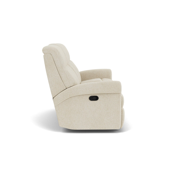 Davis Fabric Reclining Loveseat with Console