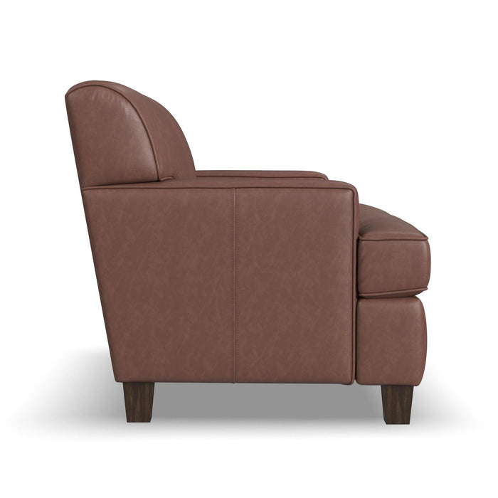 Dempsey Leather Loveseat