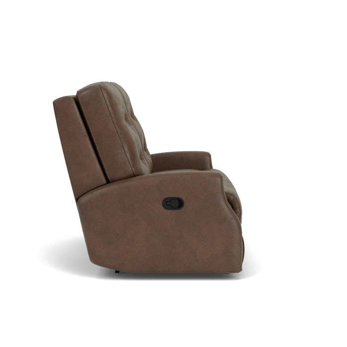 Devon Fabric Reclining Loveseat