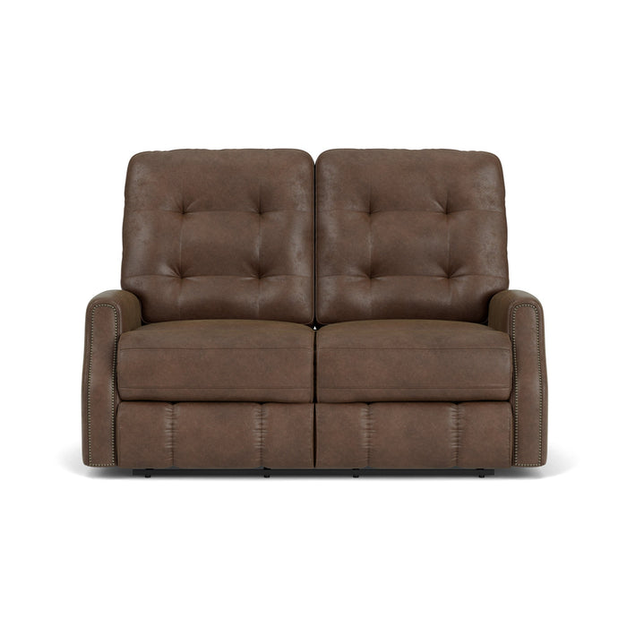 Devon Fabric Reclining Loveseat