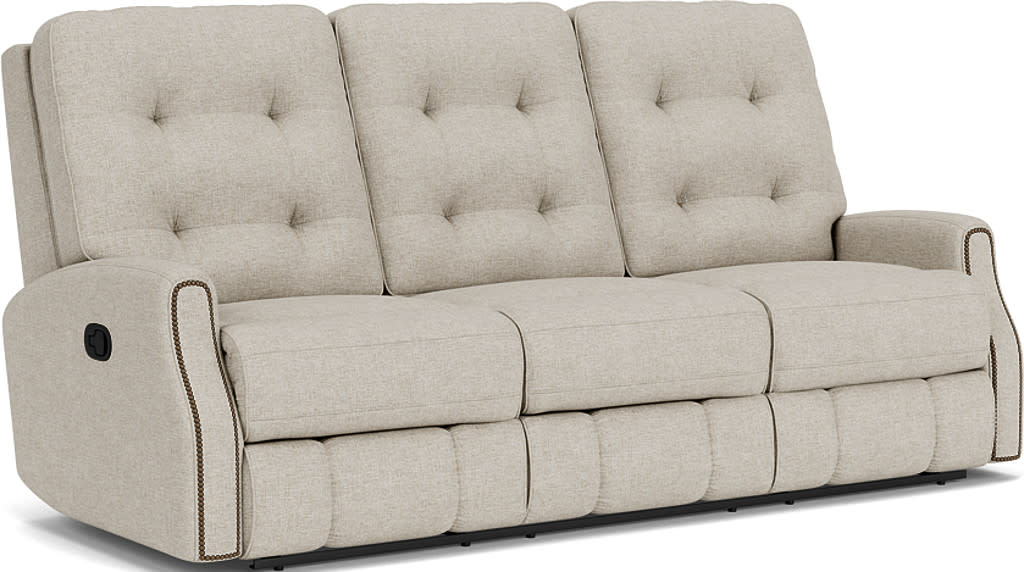 Devon Fabric Reclining Sofa