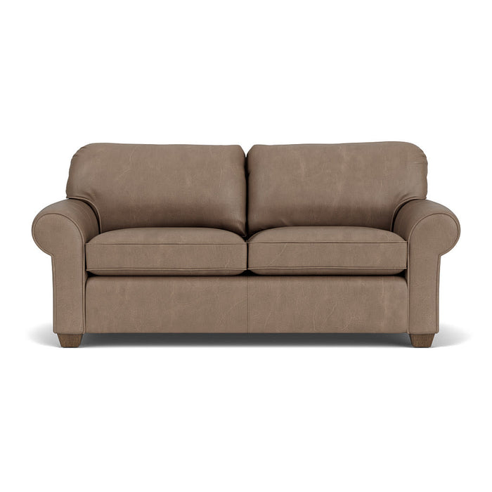 Thornton Leather Two-Cushion Sofa