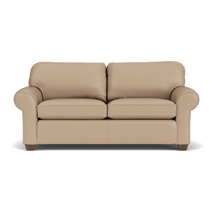 Thornton Leather Two-Cushion Sofa