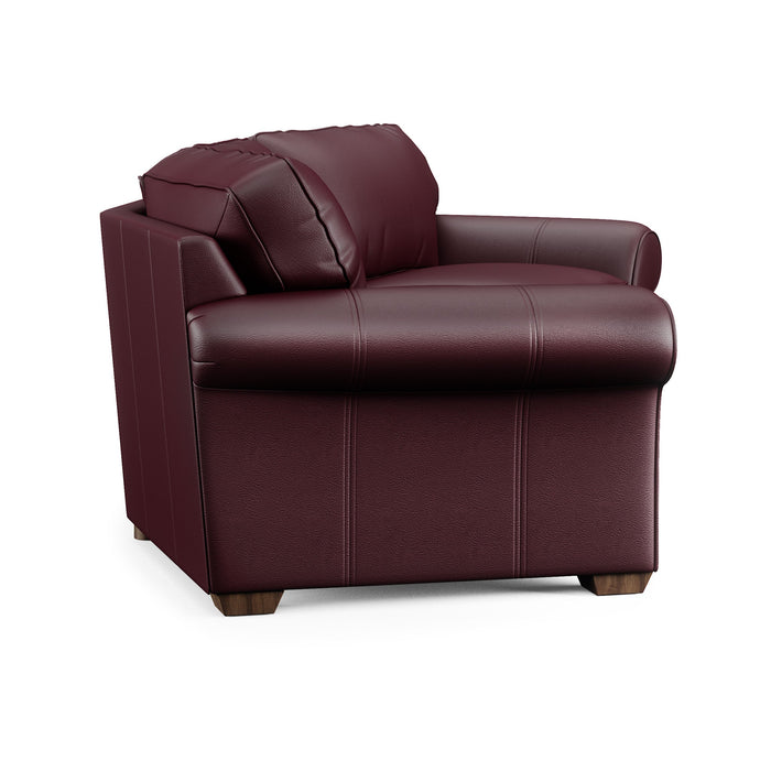 Vail Leather Conversation Sofa