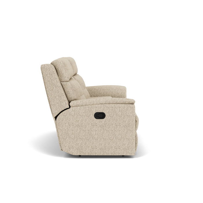 Mason Fabric Reclining Loveseat with Console