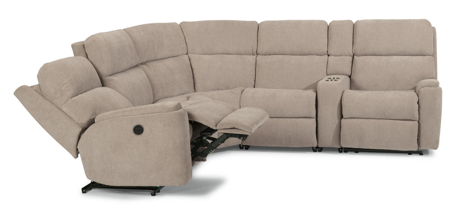 Rio Fabric Power Reclining Sectional