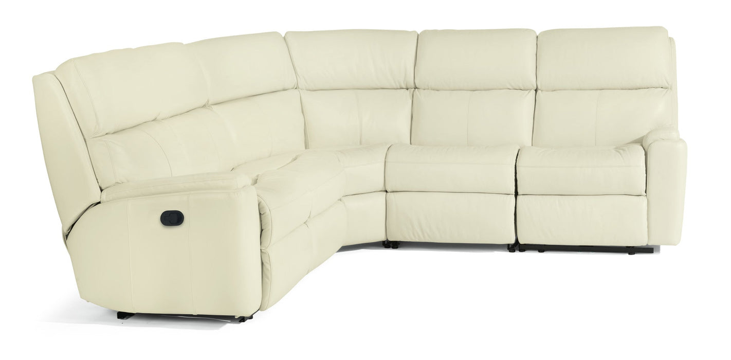 Rio Leather Reclining Sectional