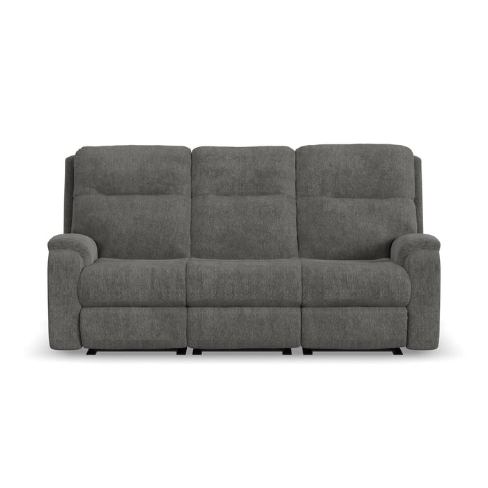 Penn Fabric Power Reclining Sofa with Power Headrests & Lumbar