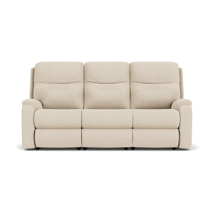 Penn Fabric Power Reclining Sofa with Power Headrests & Lumbar