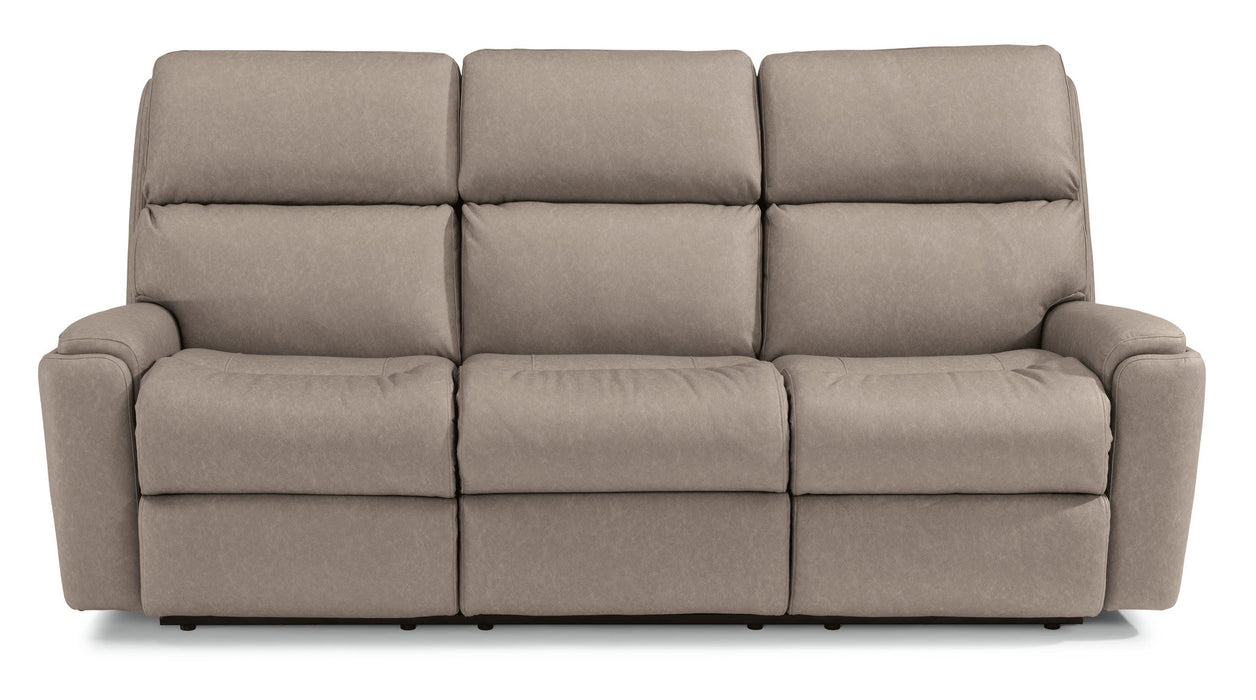 Rio Fabric Power Reclining Sofa with Power Headrests