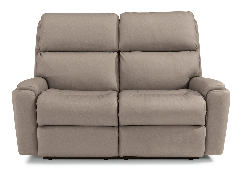 Rio Fabric Power Reclining Loveseat