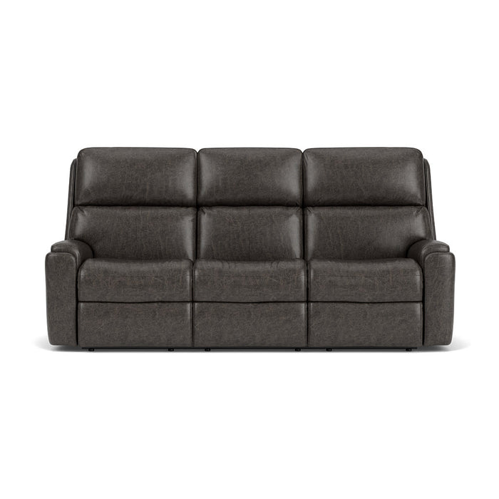 Rio Leather Power Reclining Sofa with Power Headrests