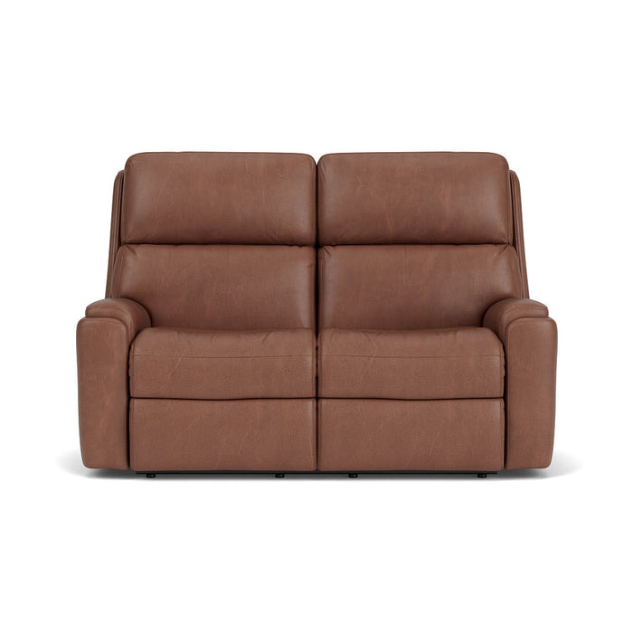 Rio Leather Reclining Loveseat