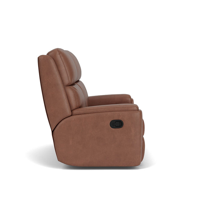 Rio Leather Reclining Loveseat