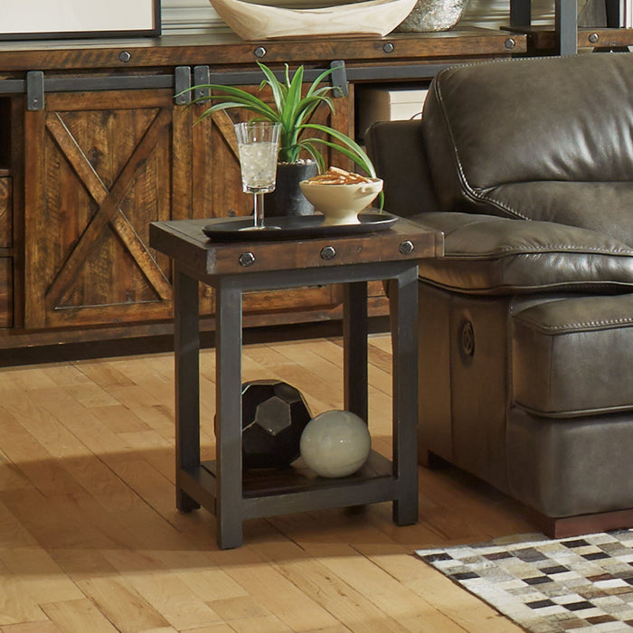 Carpenter Brown Chairside Table