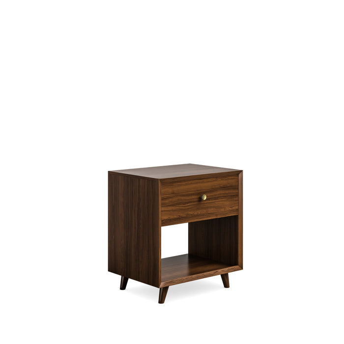 Ludwig Brown Open Nightstand