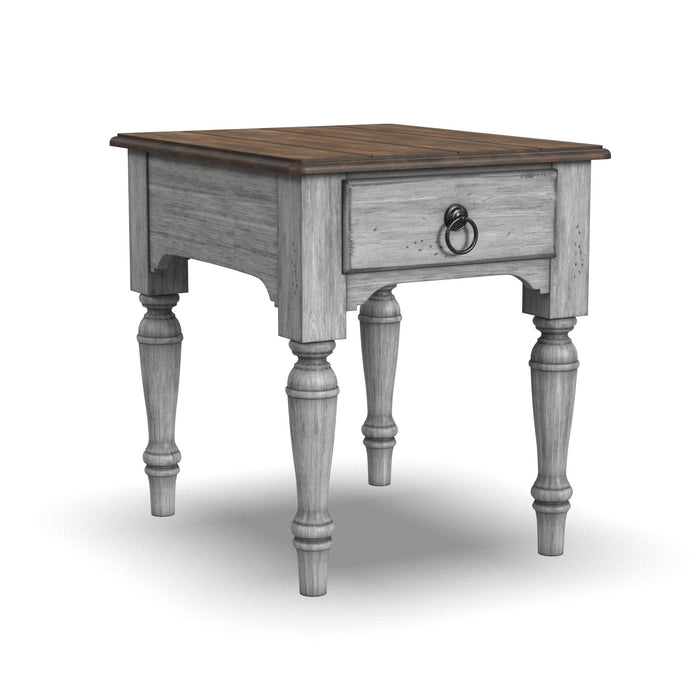 Plymouth Gray End Table