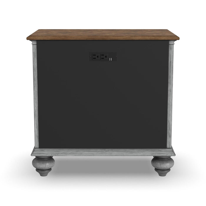 Plymouth Gray Nightstand