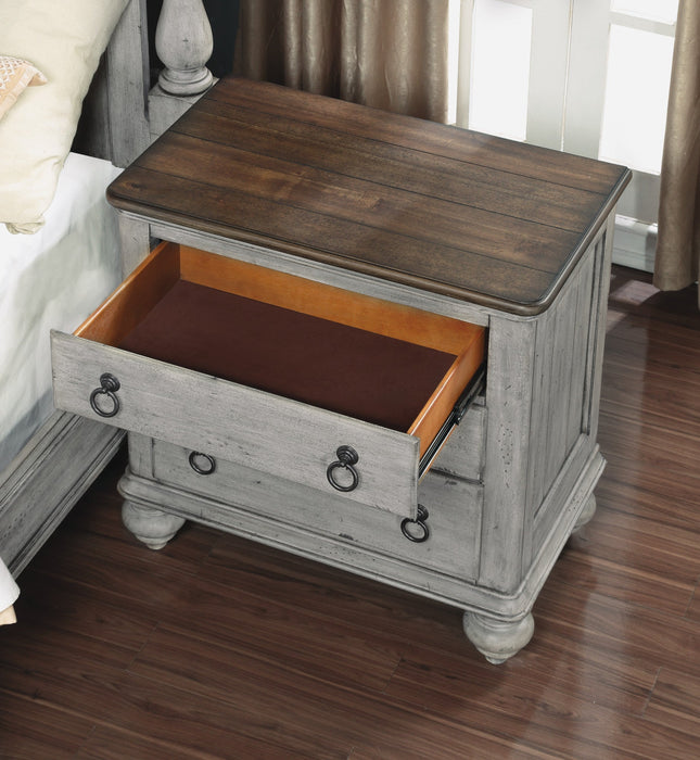 Plymouth Gray Nightstand