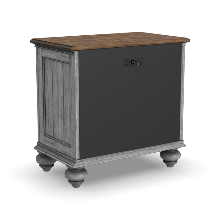 Plymouth Gray Nightstand