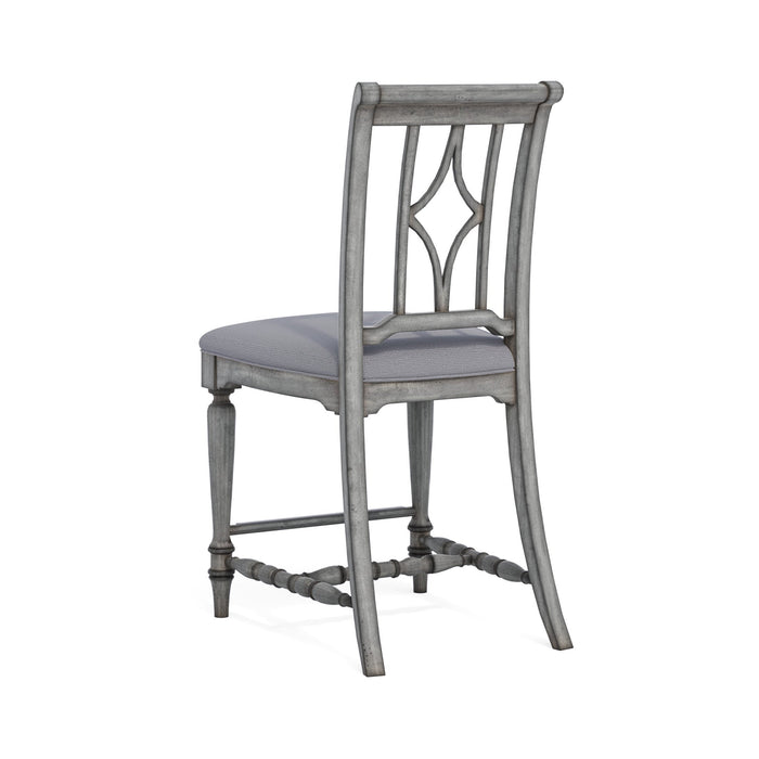 Plymouth Gray Pair of Armless Dining Chairs