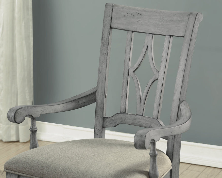 Plymouth Gray Pair of Dining Chairs