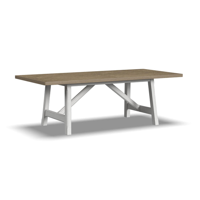 Melody White Rectangular Dining Table