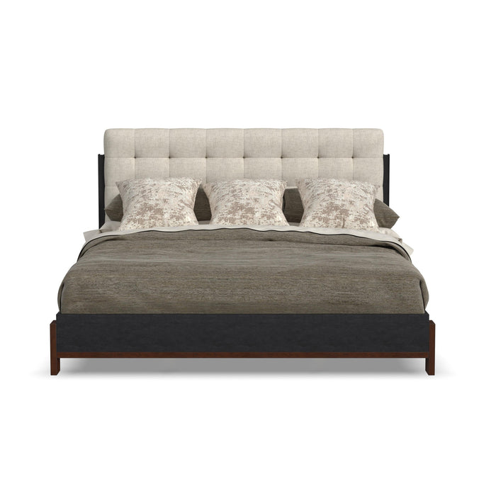 Waterfall King Upholstered Bed