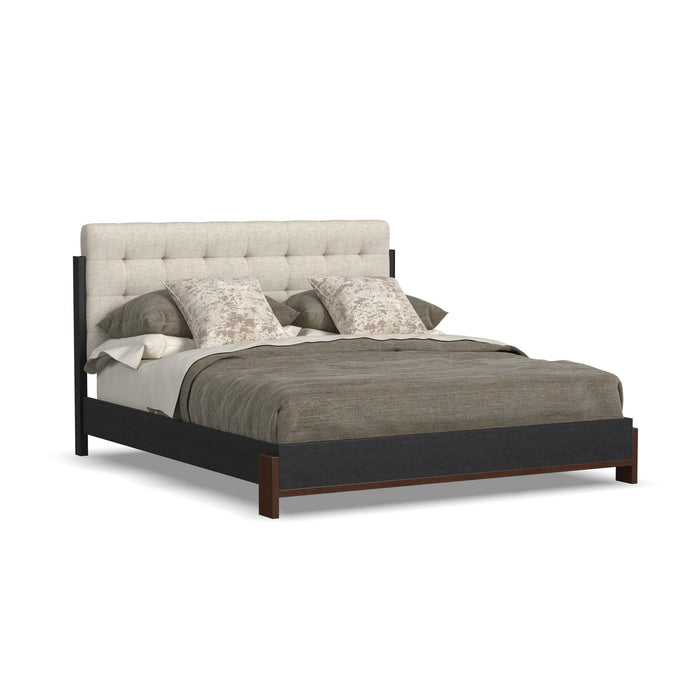 Waterfall Queen Upholstered Bed