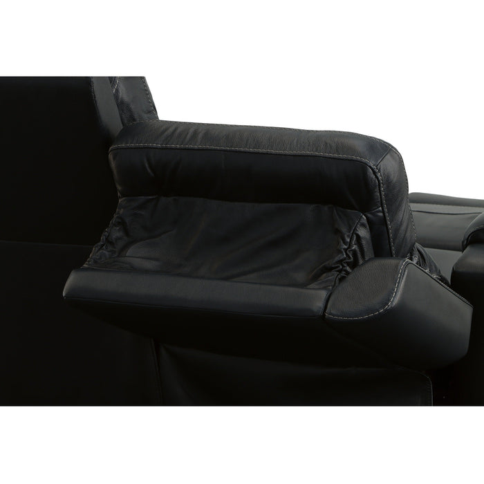 Easton Ocean Leather Power Reclining Sofa with Power Headrests & Lumbar