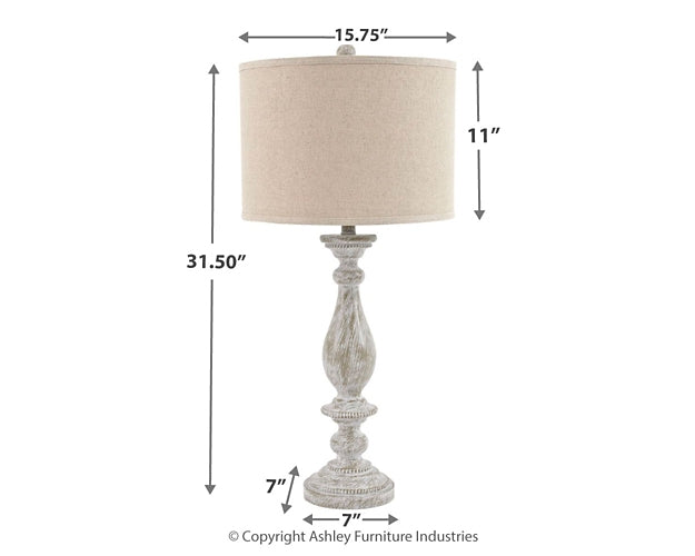 Ashley Express - Bernadate Poly Table Lamp (2/CN)