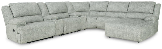 McClelland 7-Piece Reclining Sectional with Chaise