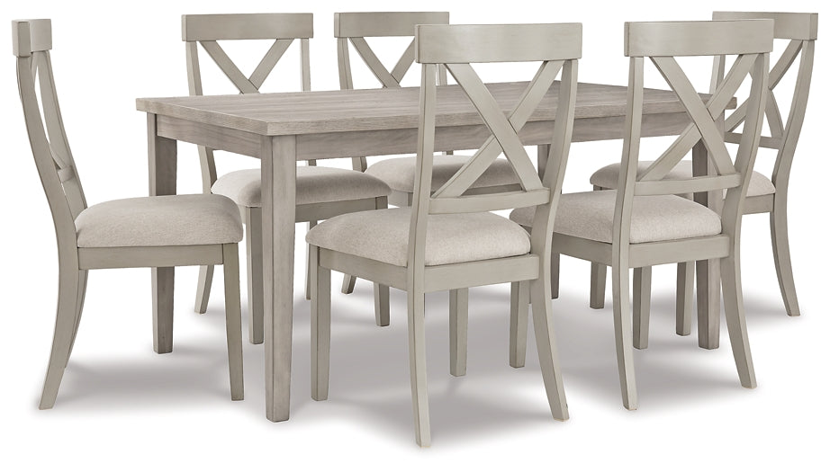 Parellen Dining Table and 6 Chairs