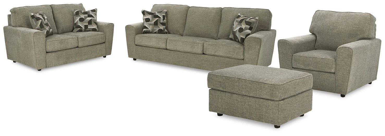 Cascilla Sofa, Loveseat, Chair and Ottoman