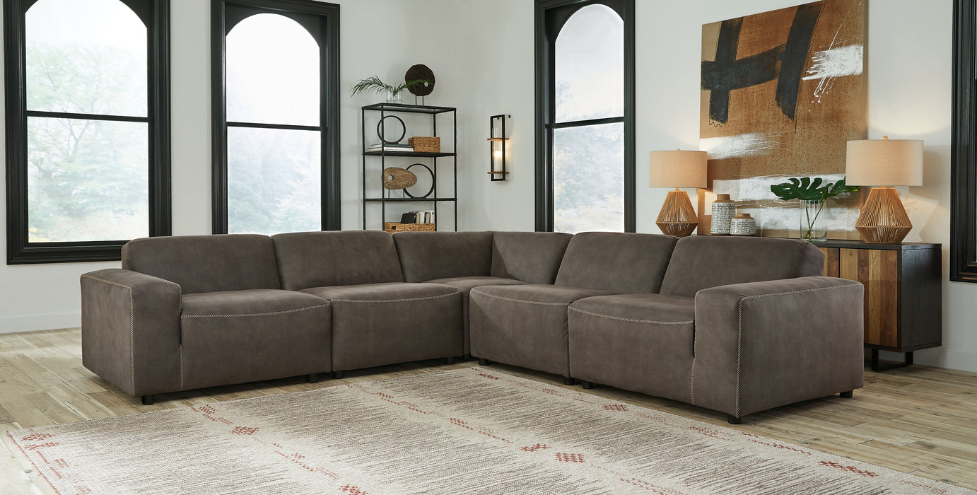 Allena 5-Piece Sectional with Ottoman