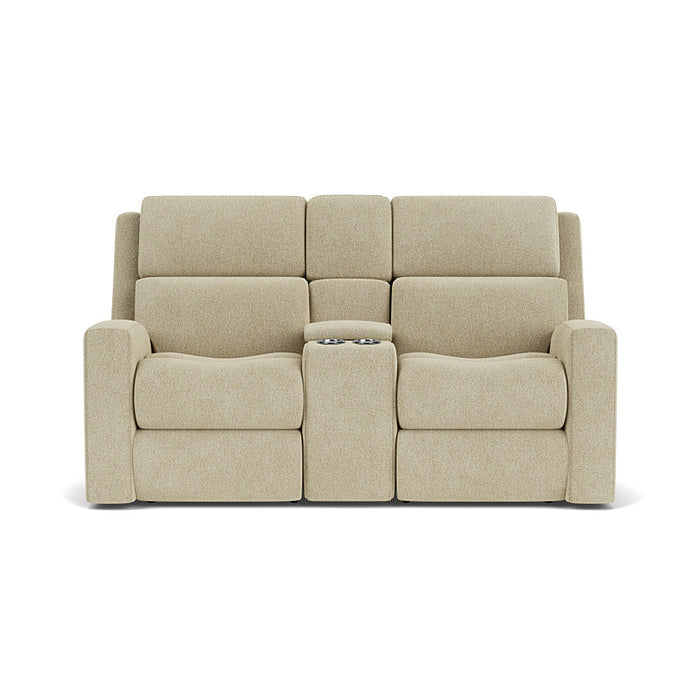 Score Power Reclining Loveseat with Console and Power Headrests and Lumbar