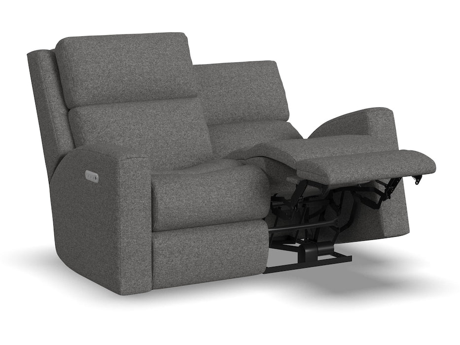 Score Power Reclining Loveseat with Power Headrests and Lumbar